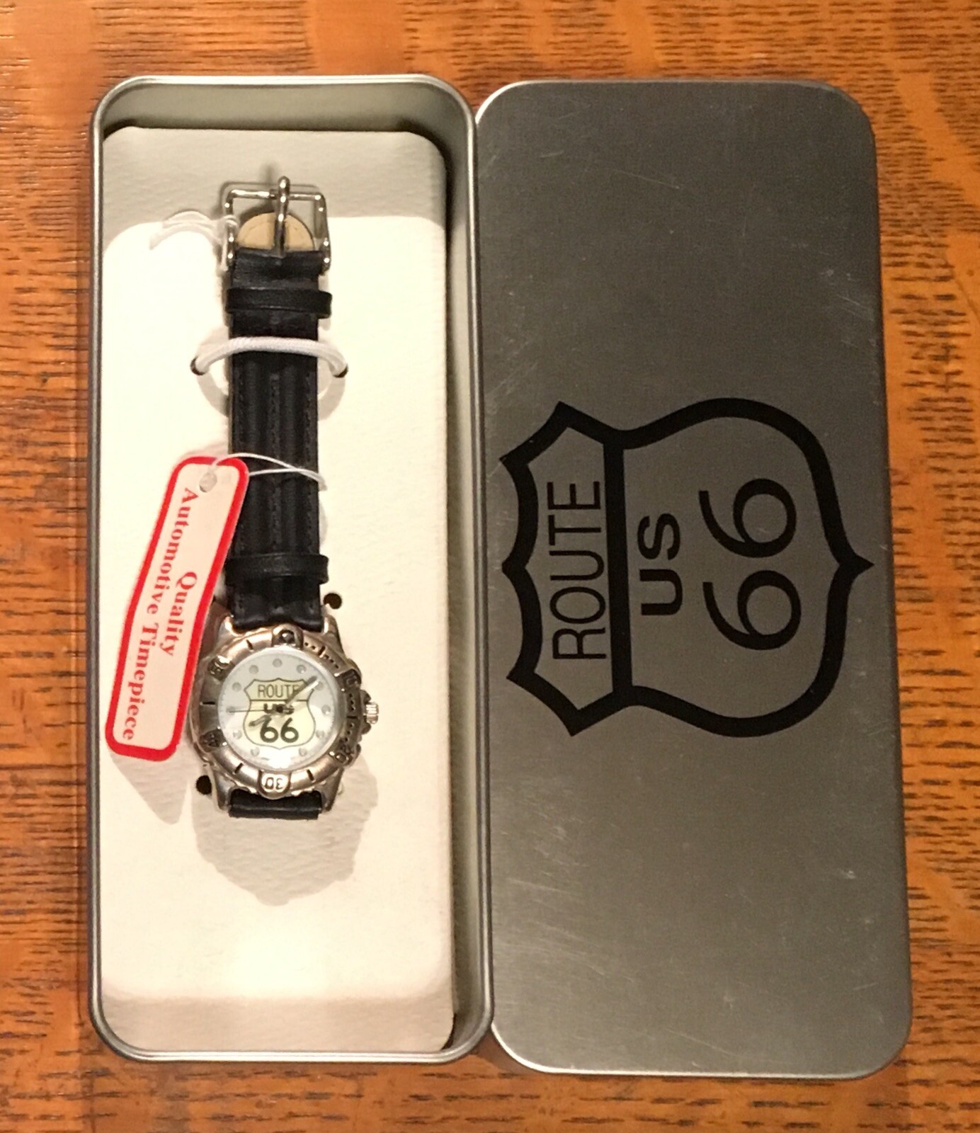 New Ladies ROUTE 66, “Main Street Of America” Watch In Metal Box