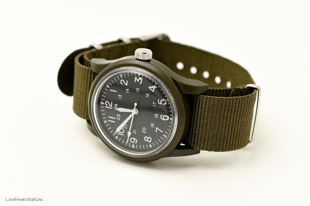 Daiso Military Watch Khaki New