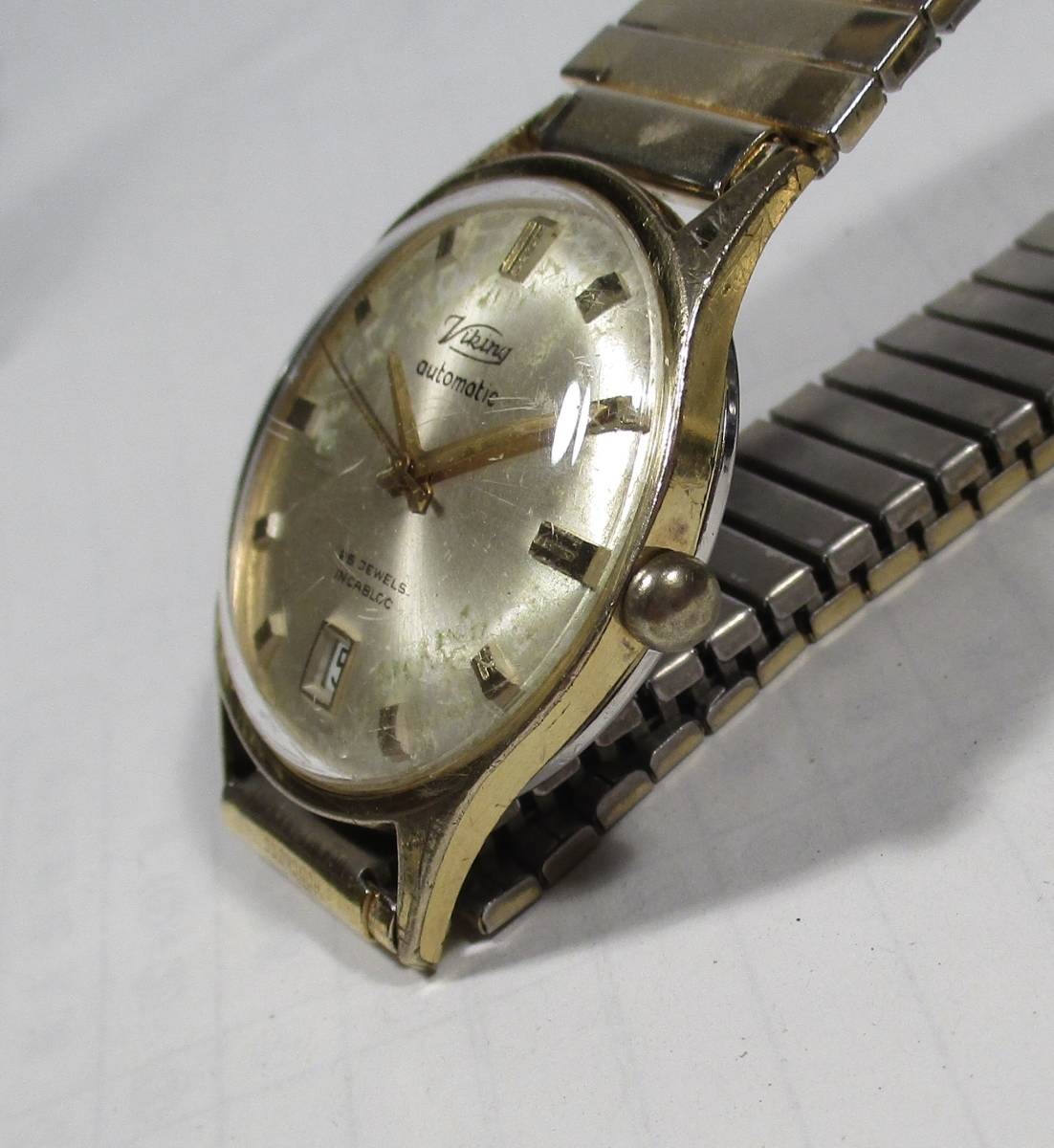 Vintage VIKING Automatic 25 Jewels Men’s Wristwatch Circa 1950 Switzerland