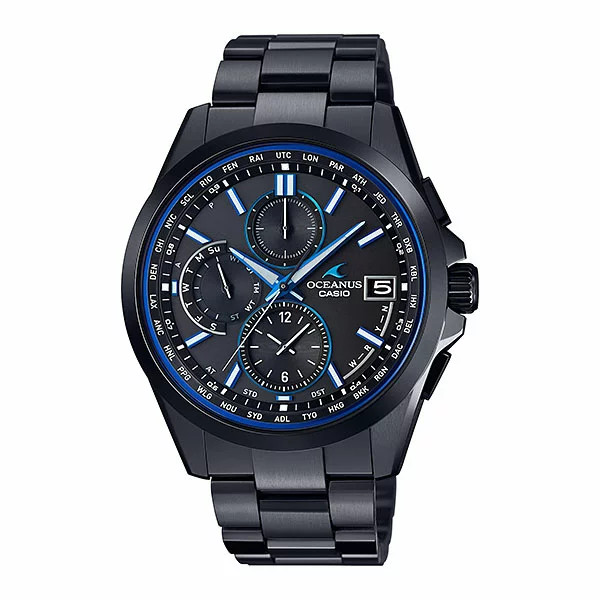 【CASIO】OCEANUS OCW-T2600B-1AJF Tough Solar Radio Titanium Japan Model New DDP