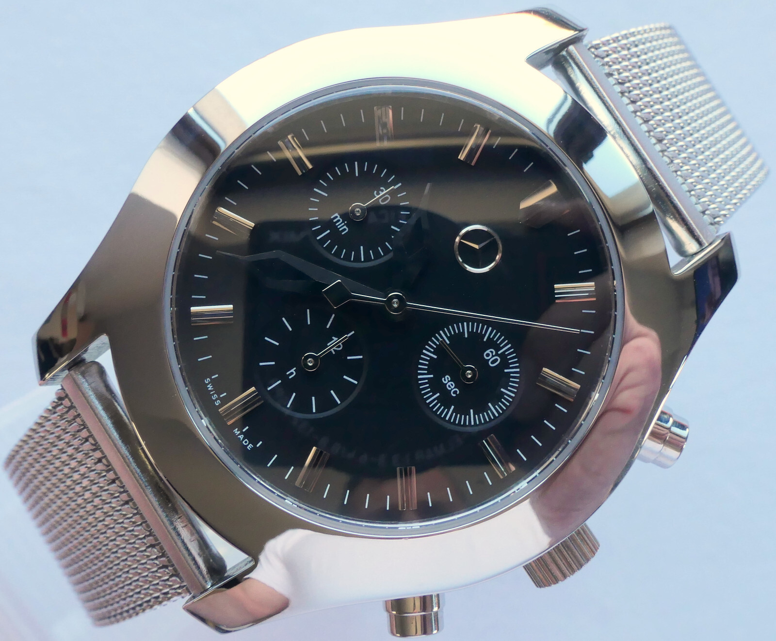 Mercedes Benz Classic Business Sport Accessory Swiss Luxury Chronograph Watch