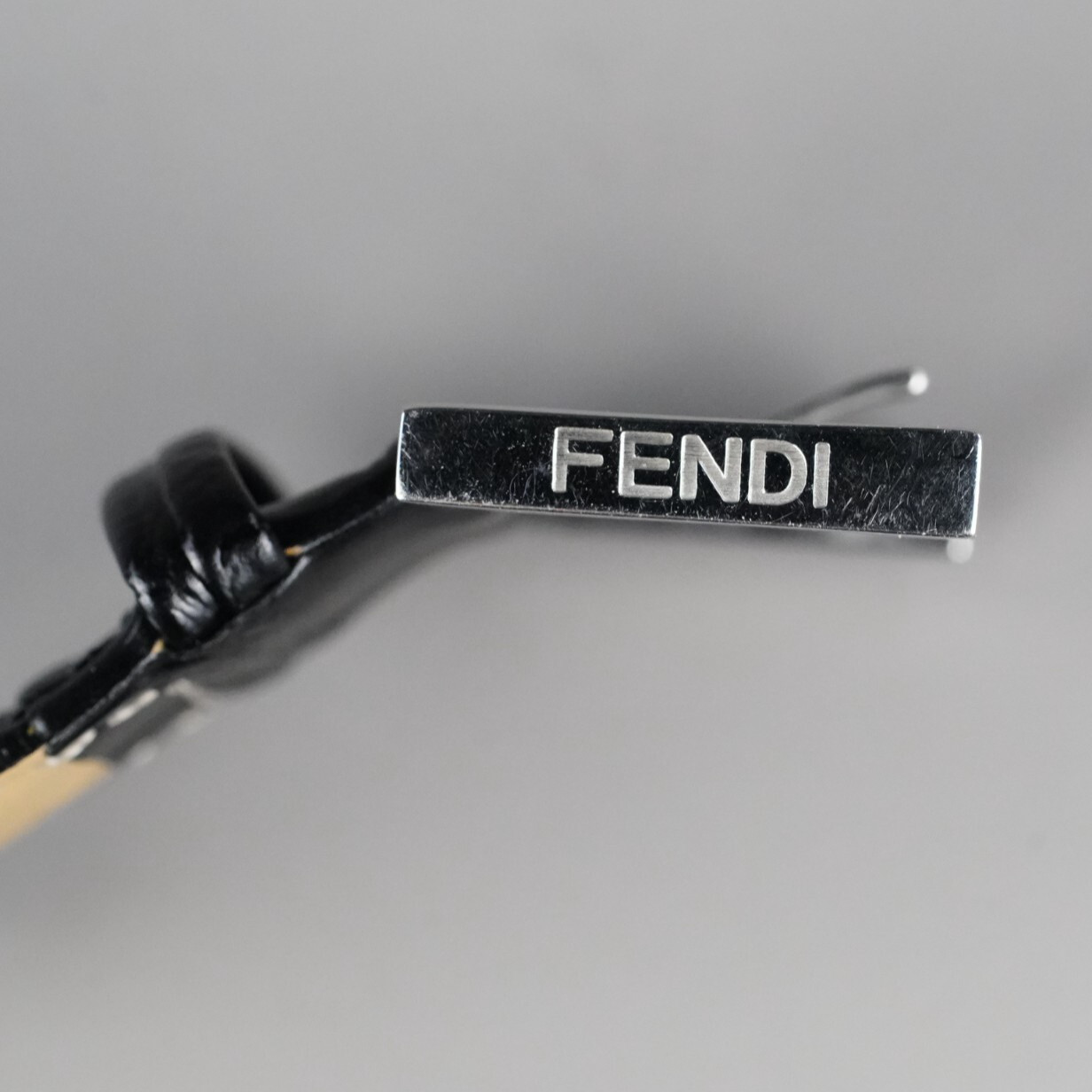 FENDI Unisex Watch 4000L 31mm Vintage New Battery New Leather Band