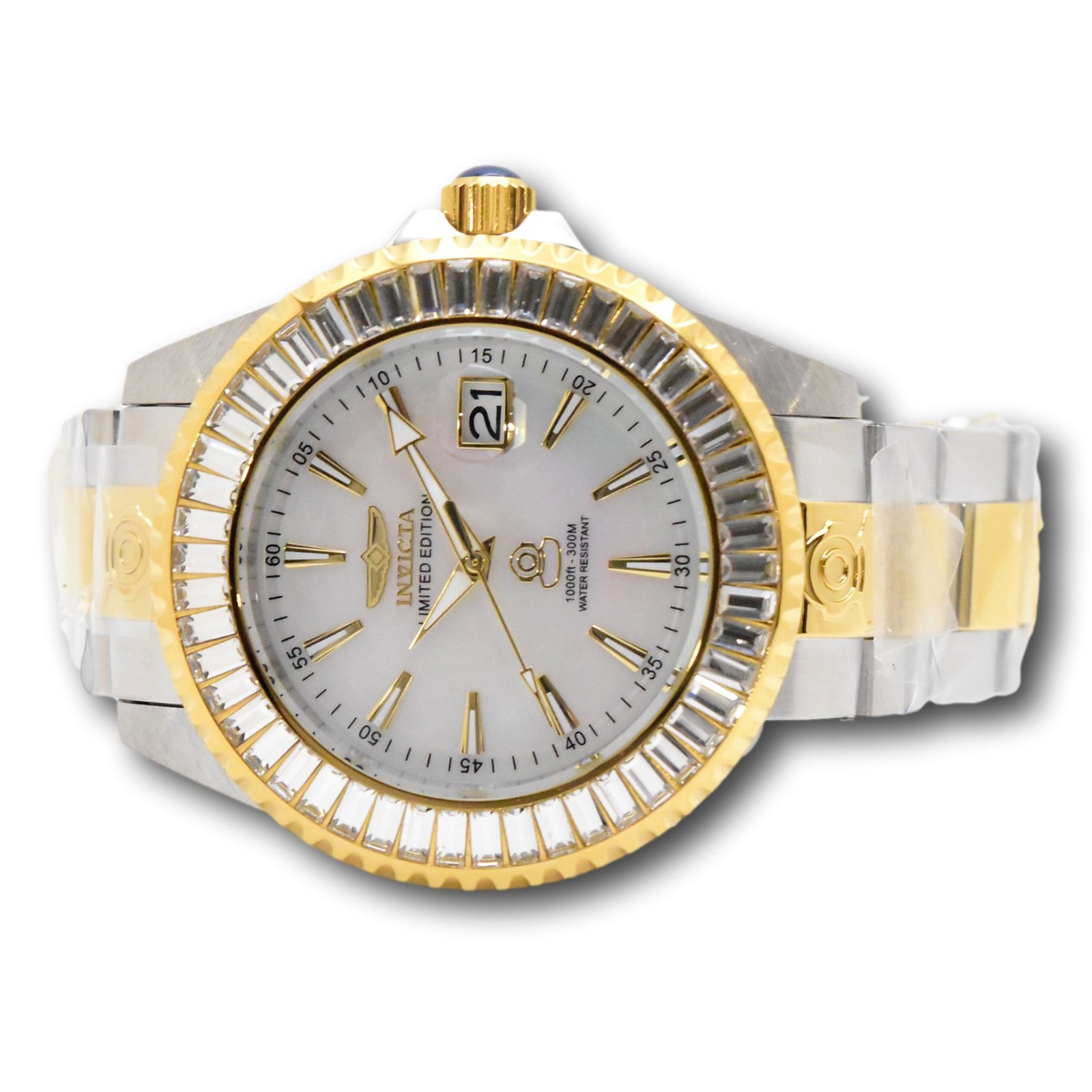 Invicta Grand Diver Limited Edition Men’s 47mm White Pearl Dial Auto Watch 44316