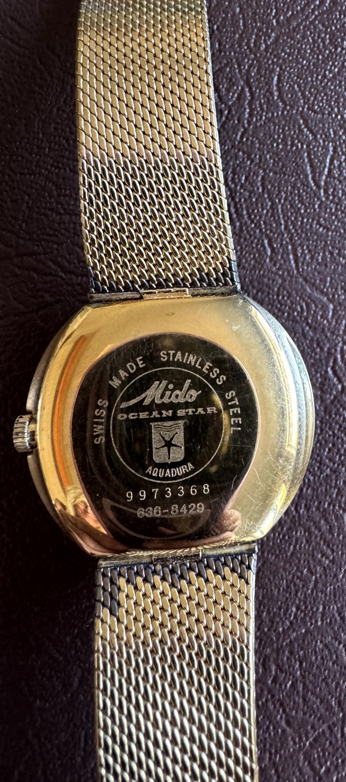 1970’s Vintage Mido Commander Ocean Star Automatic Men’s Watch 38mm